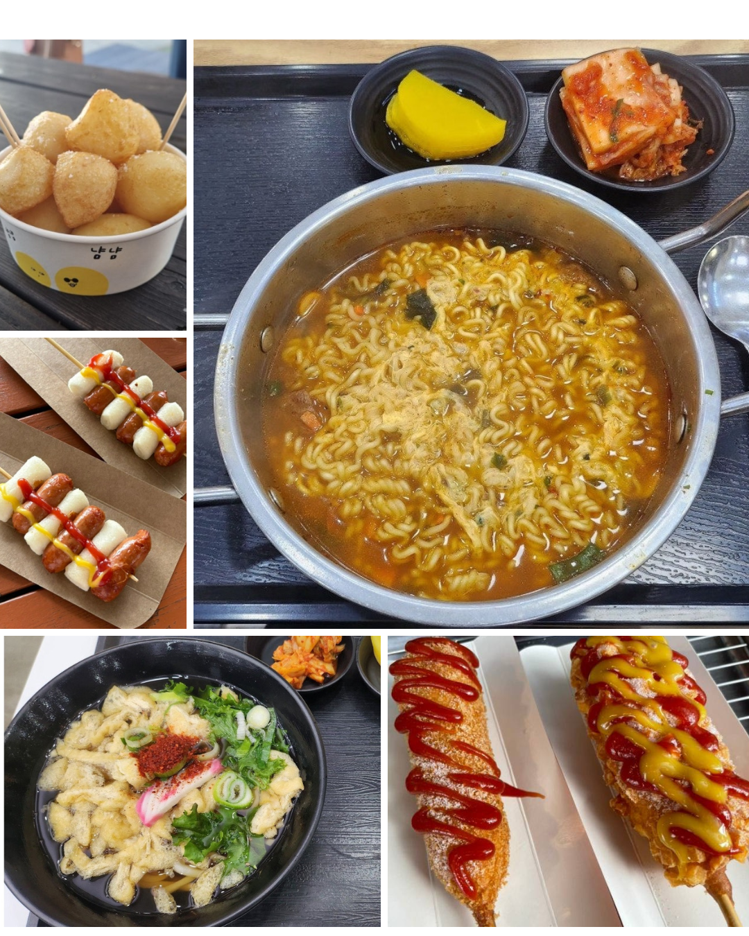 Korean highway rest stop food